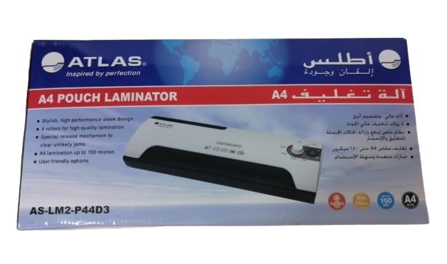 Laminator, ATLAS, A4 Pouch Laminator, Size A4 - Laminator Machine