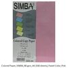 Colored Paper, SIMBA, 80 gsm, A4 (100 sheets), Pastel Color, Pink