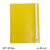 Documents Covers, MAS, Report Cover, PVC , A4, Yellow, 50 PC/Pack