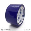 Tape, SIMBA, Plastic Packaging Tape, 2 inch (48 mm) x 40 yd ( 36.5 m), Blue, 12 PC/Pack