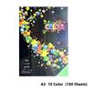 Colored Paper, PRIMA, A3 (100 sheets), Fluoroscent, 10 colors
