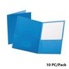 Documents Covers, Bassile, File, 2 pocket, A4, Light Blue , 10 PC/Pack