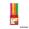 Highlighter Marker, Faber-Castell, 1 - 4 mm Chisel Tip, 4 Color, 10 PC/Pack