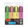 Highlighter Marker, KEYROAD, 1 - 5 mm , Chisel Tip, 4 Colors/Box