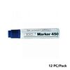 Permanent Marker, ROCO, 450 Chisel Tip, 4-8mm, Blue, 12 PC/Pack