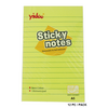 Memo Paper, YIDOO, Lined Sticky Note, (150x200mm)  A5, Yellow, 12 PC/Pack