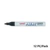 Paint Marker, Uni-Ball, PX-20, Round Tip,2.2 - 2.8mm, Black, 12 PC/Pack