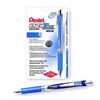 Pen, Pentel, BL77-CH, 7.0mm,Energel ,Retractable ,Blue, 12 Pcs/Pack