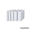 Ring Binders, SIMBA, 2-Ring Binders, 2.5 in (65 mm), A4, White