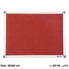 Boards, SIMBA, Bulletin Board, (45x60cm), Fabric, Wall mounted, Red
