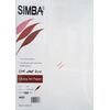 Colored Paper, SIMBA, 160 gsm, A4 (100 sheets), Glossy Art Paper, White