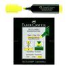 Highlighter Marker, Faber-Castell, 1 - 5 mm, Chisel Tip, Yellow, 10 PC/Box