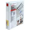 COMIX HD View Binders PVC, A4 Size, 4-D 40mm (1.5"), White Color