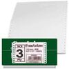 Computer Paper Size: 9.5" x 11", 3-Ply Plain (White X3) - NCR (500 Sheets/Box)