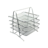Desk Office Tray Steel 4 tries Sliver