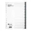 Divider ATLAS Gray Plastic Index Divider A4 1-31 Numbers (25 PC/Pack )