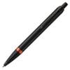 PARKER IM Ballpoint Pen Black with Vibrant Flame Orange Ring Black Trim