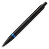 PARKER IM Ballpoint Pen Black with Vibrant Navy Blue Ring Black Trim
