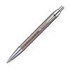 PARKER IM Premium Medium Ballpoint Pen Brown Shadow Chrome Trim