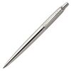 PARKER Jotter Premium Medium Ballpoint Pen Stainless Steel Diagonal Chrome Trim Blue Ink