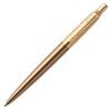 PARKER Jotter Premium Medium Ballpoint Pen West End Brushed Gold Blue Ink