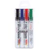 Whiteboard Marker, 1.5 - 3 mm, Round Tip, Assorted Color, 4 Colors/Box