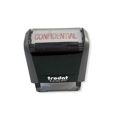 Stamp, Trodat Printy 4911, Self Inking Stamp, CONFIDENTIAL , Red