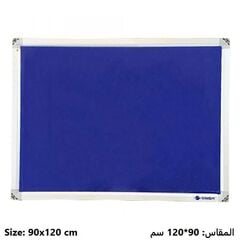 Boards, SIMBA, Bulletin Board, (90x120cm), Fabric, Wall mounted, Blue