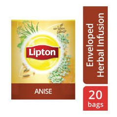 Herbal Infusion AniseTea Lipton (16x20 Enveloped teabags) Case