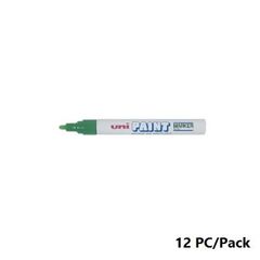 Paint Marker, Uni-Ball, PX-20, Round Tip,2.2 - 2.8mm, Green, 12 PC/Pack