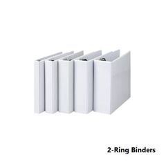 Ring Binders,  2-Ring Binders, 1.5 in (40 mm), A4, White