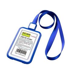 Badges & Holders, KEJEA, Badge Reel ID Card  with Rope T-1111 V, Plastic, 5 Pcs