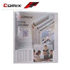 COMIX HD View Binders PVC, A4 Size, 2-D 50mm (2.0"), White Color