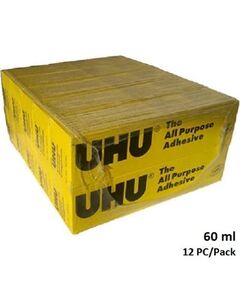 Glue, UHU, All Purpose Adhesive, 60 ML, 12 PCs/Pack