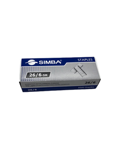 Stapler, Pins SIMBA No. 26/6  - 5000 High-Quality Pins