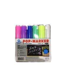 Marker, SIMBALION, POP-Marker, Chisel Nip, 6 PC/Pack