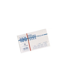 Notepad, Bassile Freres, Record Cards Lines , 240g, White, Small (7.6 x 12.7 cm), 100 PCs/Pack