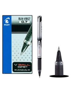 قلم، بايلوت، قلم حبر سائل ( رولو بول)، 0.7مم، اسود،  12حبة/علبة