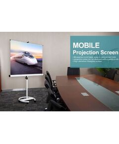 Screen, COMIX, PWxxx, Projection Screen, Moveable, 150 x 150 mm, White