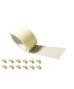 Tape, SIMBA, Packaging Tape, 2 inch (5.08 cm) x 40 yd ( 36.5 m), White, 12 PC/Pack