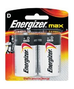 Battery, Energizer, MAX, Multipurpose Battery, D, 1.5 V