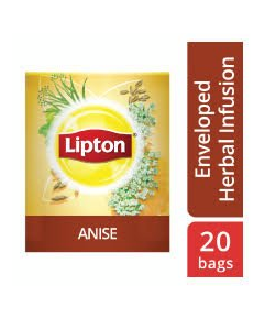 Herbal Infusion Anise Tea Lipton (16x20 Enveloped teabags) Case