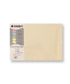Colored Paper, SIMBA, 80 gsm, A3 (250 sheets), Pastel, Light Beige