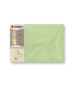 Colored Paper, SIMBA, 80 gsm, A3 (250 sheets), Pastel, Light Green