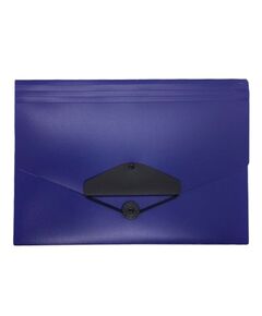 Documents Covers, SIMBA, Expanding File, 12 Pockets with Button, Dark Blue