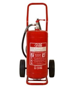 Fire Extinguishers, HEBA, Foam, Trolley Type, 25 L