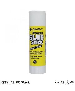 Glue, SIMBA, Glue Stick, 35 g, 12 PC/Pack