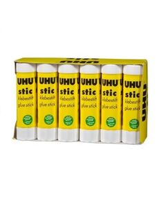 Glue, UHU, Glue Stick, 40 g, 12 PC/Pack