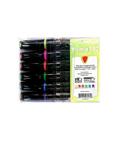 Highlighter Marker, LiNEPLUS, 1 - 5 mm, Chisel Tip, 6 Colors/Box