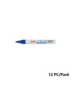 Paint Marker, Uni-Ball, PX-20, Round Tip,2.2 - 2.8mm, Blue, 12 PC/Pack